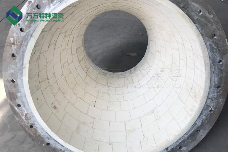 氧化铝耐磨陶瓷管道